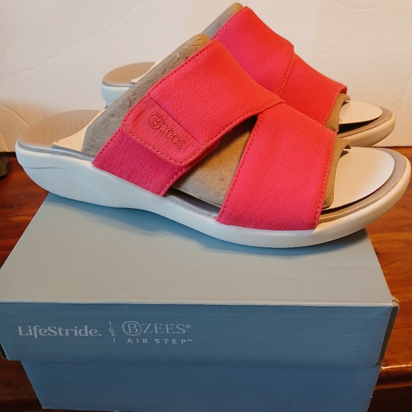 LifeStride With BZEES Air Step Slides Women's Size 10 Wide - Picture 7 of 10
